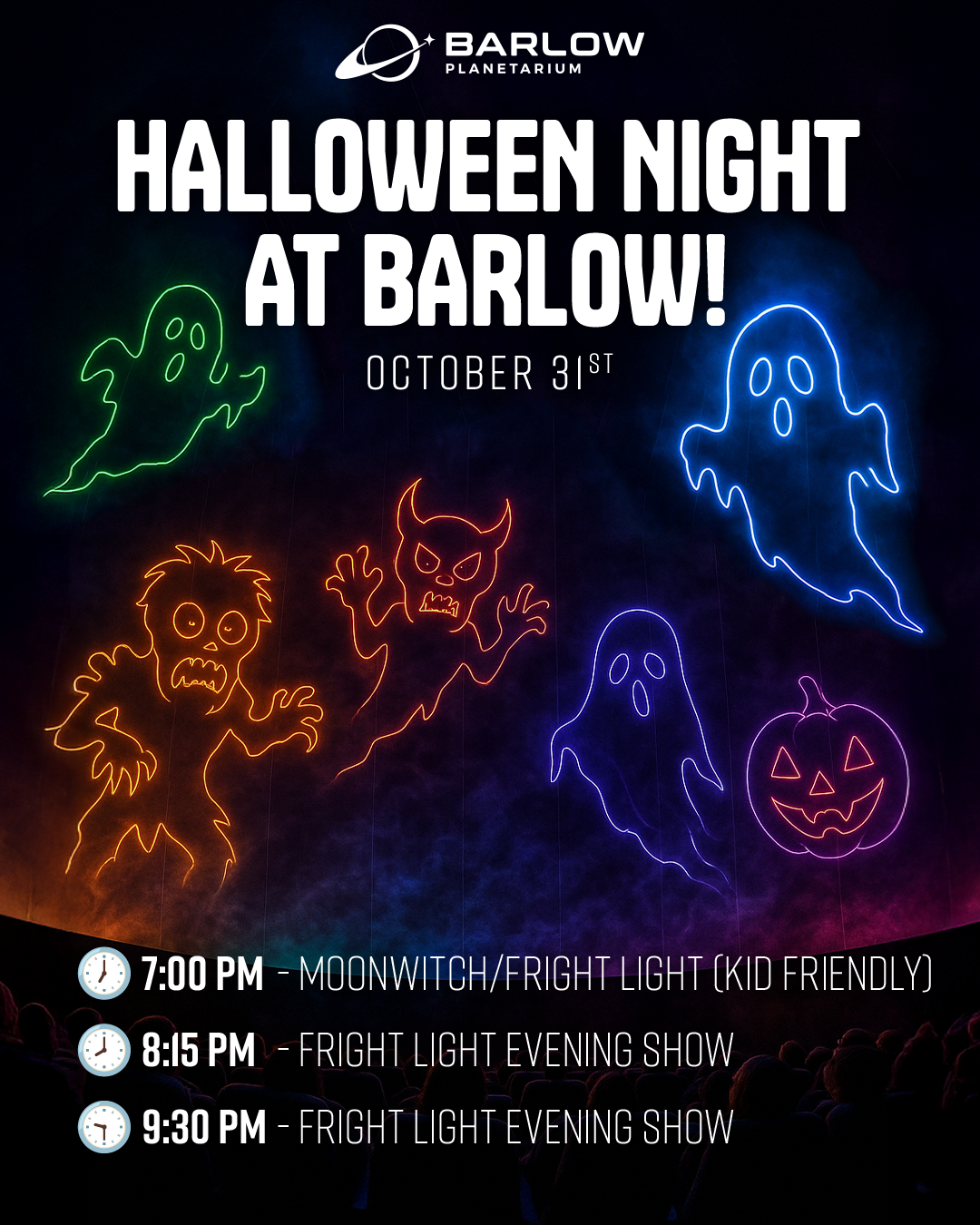 Halloween night shows